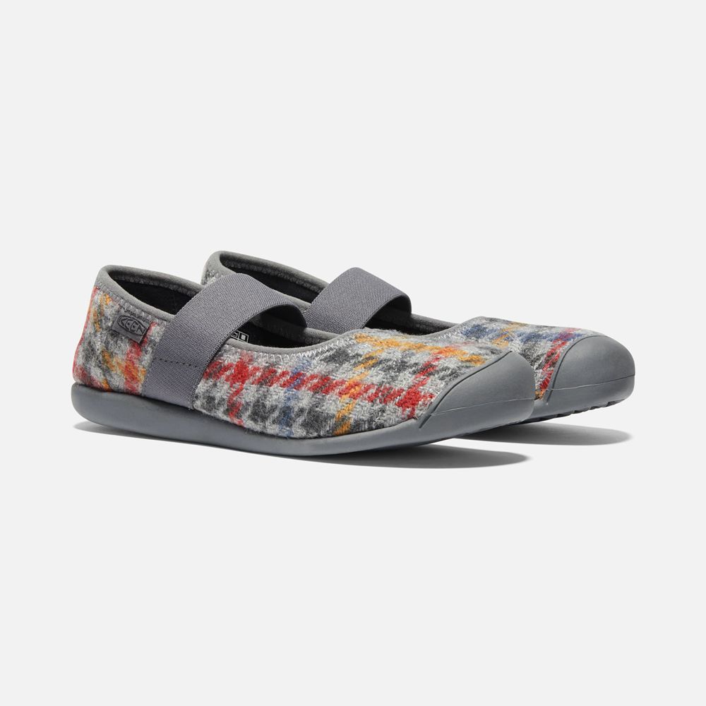 Keen Slip-On Kadın Renkli - Sienna Plaid Mary Jane - Türkiye HPBN58673